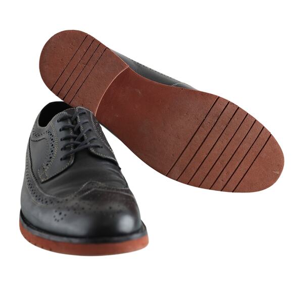 Mens Black Leather Gordon Rush Lace Up Dress Shoes - Size 10.5M main image 15